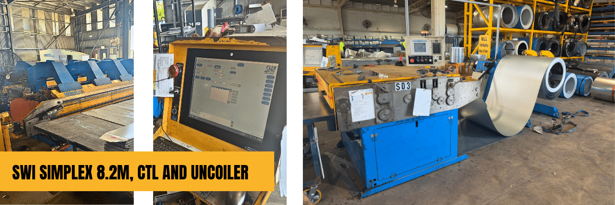 SWI Simplex 8.2m CTL and Uncoiler preowned